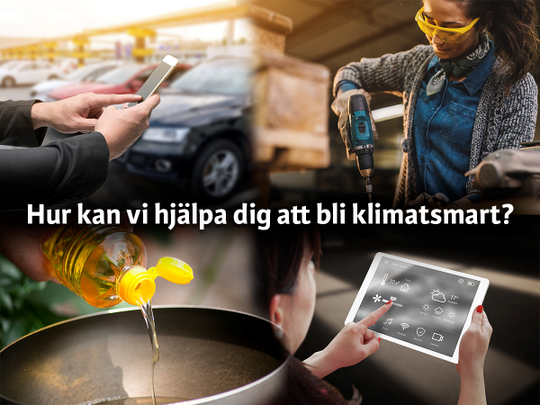 Hur kan Tekniska verken hjälpa dig att bli mer klimatsmart?