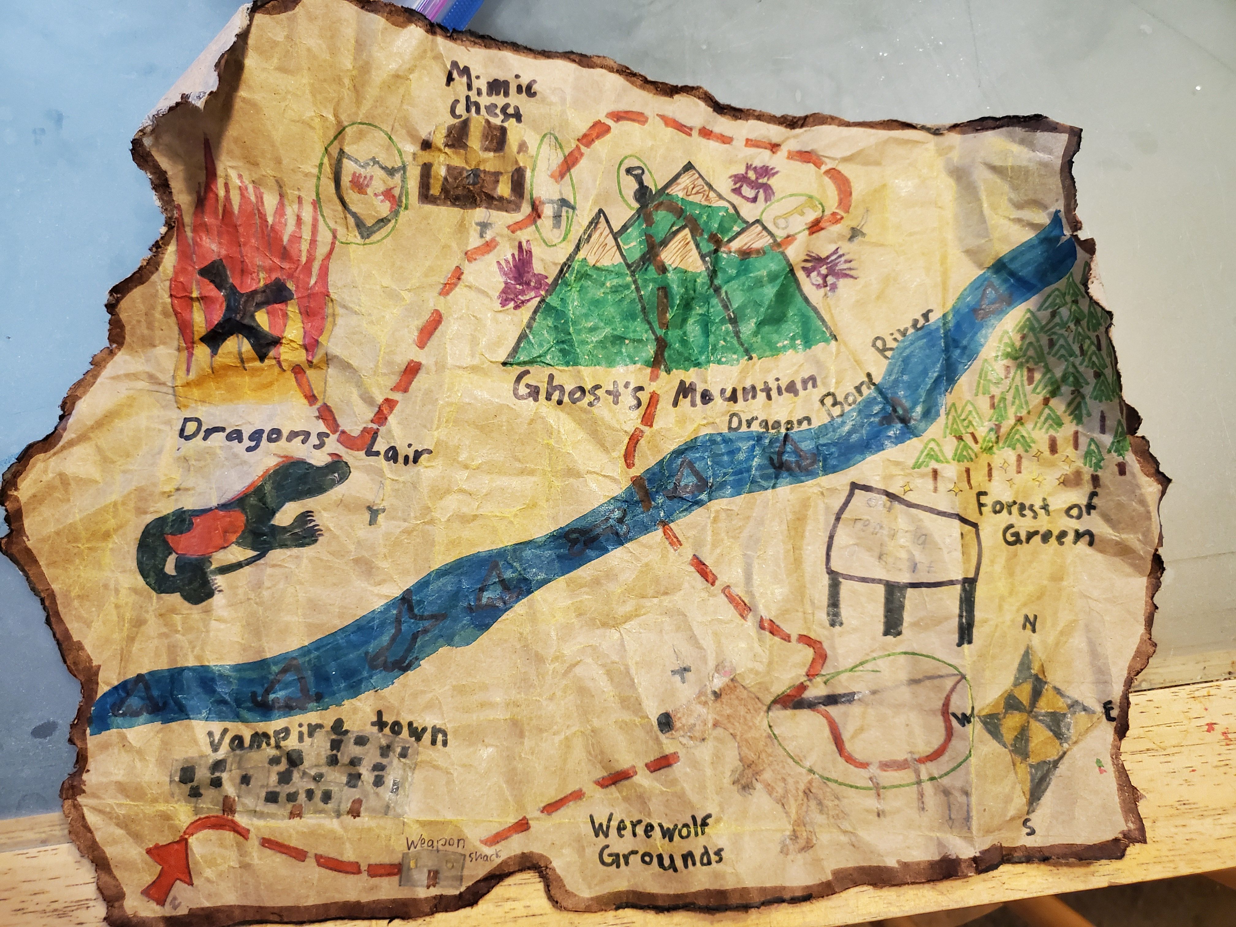 Treasure Map Drawing Adventure  Small Online Class for Ages 6-10 