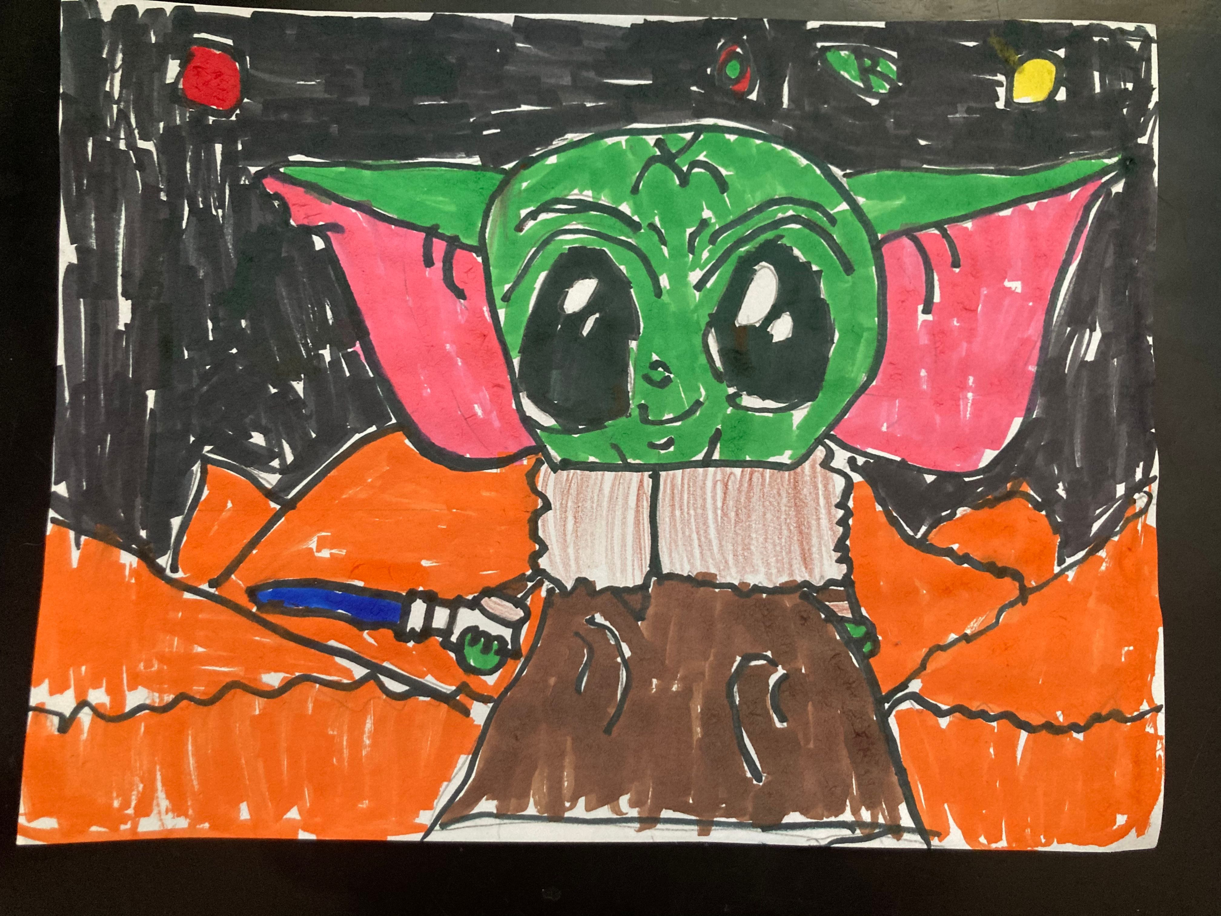 Let s Learn How to Draw Baby Yoda Small Online Class 