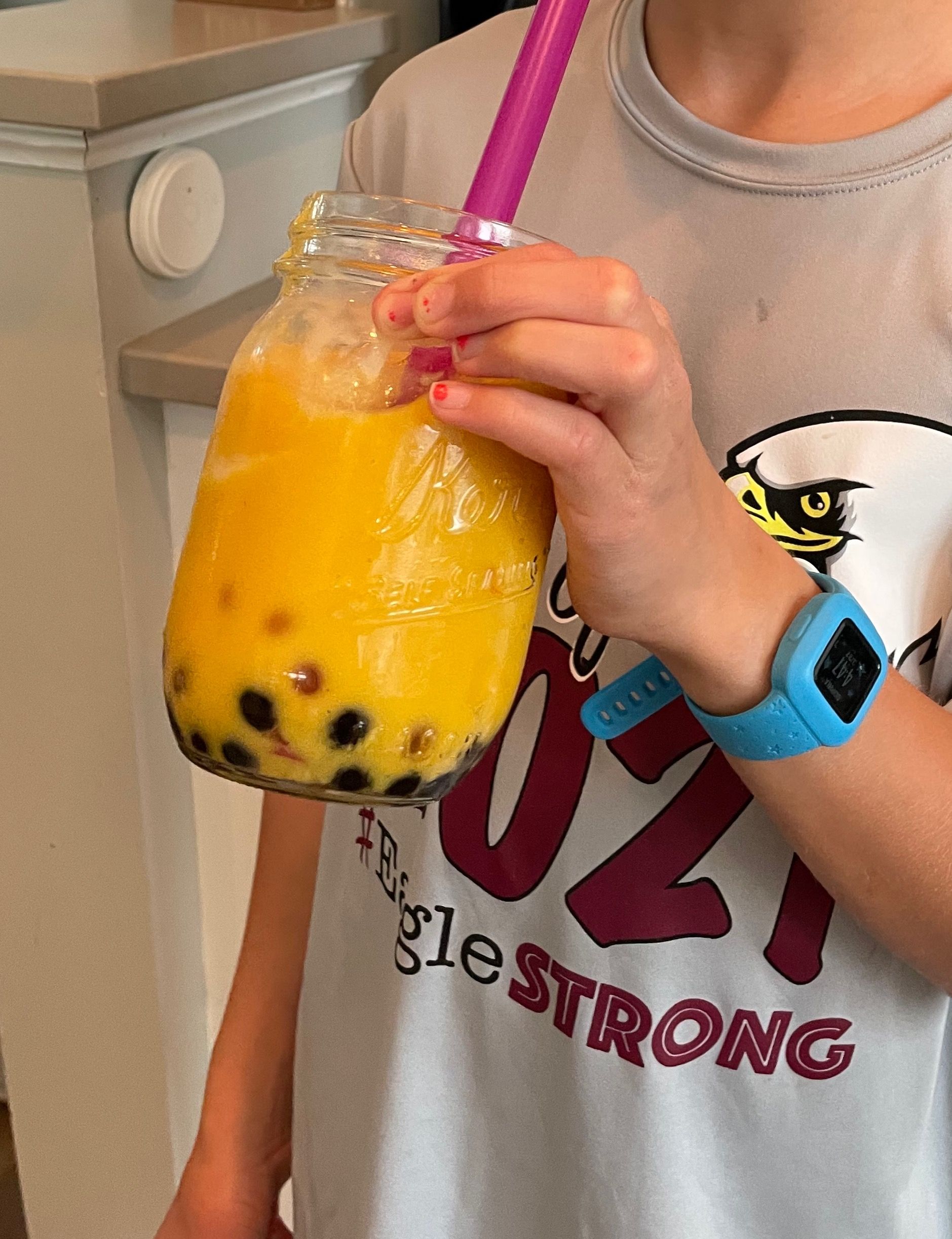 Mango Slushy Boba Bubble Tea (Ages 9 13) Small Online Class for