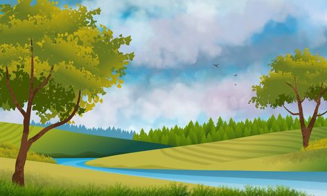 >Drawing A Landscape You Can Walk Into Small Online Class For Ages 8 12 Outschool