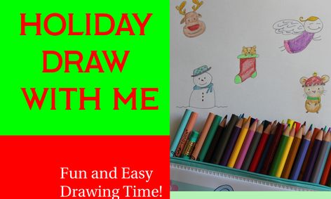 Holiday Draw With Me Small Online Class For Ages 5 10 Outschool