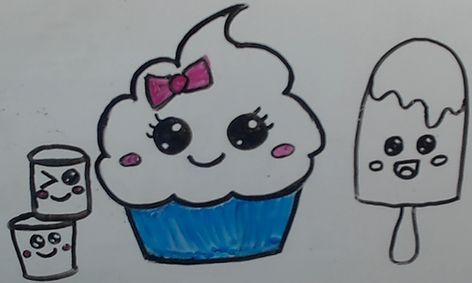 My Own Kawaii Food Drawings Flex Art Camp Small Online Class For Ages 8 13 Outschool