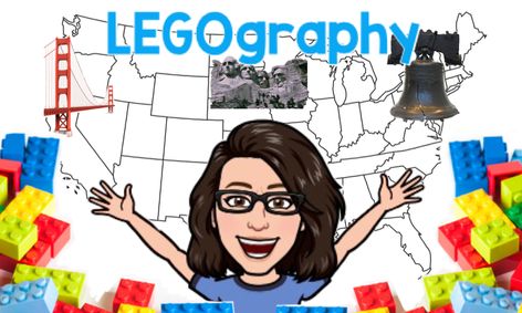 United States Geography Class Learning State Landmarks With Lego