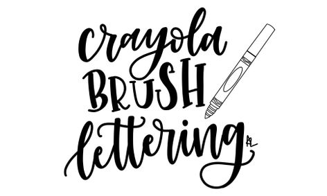 Brush Lettering For Beginners Using Crayola Markers Small Online Class For Ages 14 18 Outschool