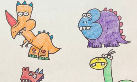 I Can Draw That Club Alphabet Numeral Dinosaurs Subscription
