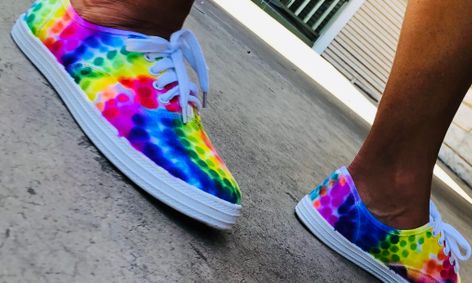 Canvas Tie Dye Shoes For Ages 7 11 Small Online Class For Ages