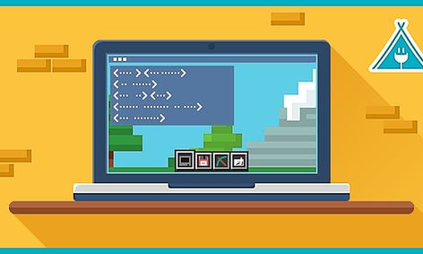 Girls Coding Camp In Minecraft Code Your Own Robot Helper 5