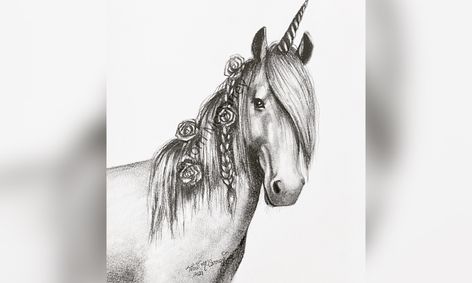 Mythical Art Realistic Unicorn Sketch Small Online Class For Ages 10 15 Outschool