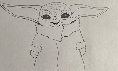 Draw Baby Yoda The Child Grogu With Step By Step Demonstrated Instructions Small Online Class For Ages 11 13 Outschool
