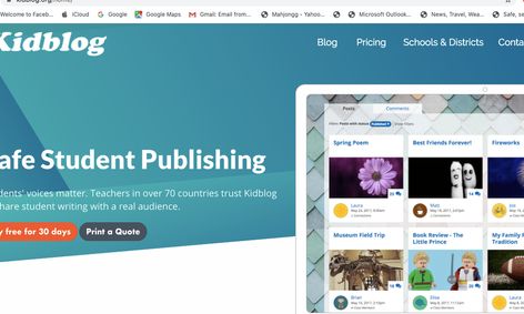 Authentic Writing Kidblog For Young Writers Let S Write And