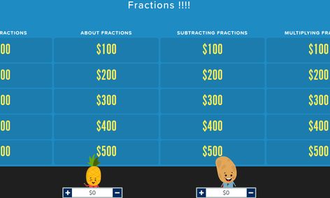 All About Fractions Jeopardy! | Small Online Class For Ages 9-14 | Outschool