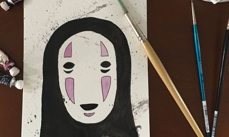 Studio Ghibli Series Spirited Away Watercolor Painting Class Of
