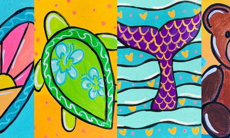 Art Summer Camp 1 Step By Step Paintings 7 12 Year Olds