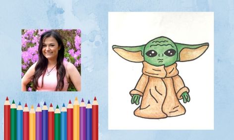 How To Draw Baby Yoda Small Online Class For Ages 7 12 Outschool
