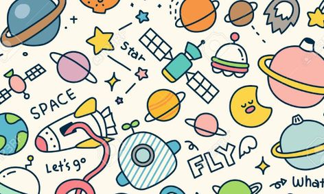 How To Draw Kawaii Learn Drawing Space And Outer Space Doodles Small Online Class For Ages 9 14 Outschool