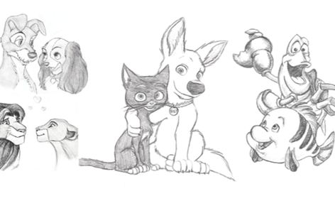 8 Week Pencil Sketching Cartooning Disney Characters Animal Friends Small Online Class For Ages 8 13 Outschool See more ideas about disney drawings, animal drawings, sketches. outschool