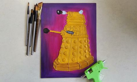 Exterminate 3d Dr Who Fan Art Small Online Class For Ages 12