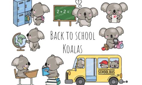 How To Draw Back To School Koalas Step By Step Kawaii Doodles Directed Drawing Small Online Class For Ages 8 13 Outschool,Short Hair Girl Drawing Anime