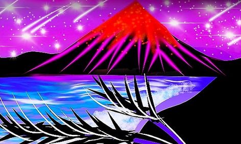 Create a Tropical Volcano Beach Scene in Procreate | Small ...