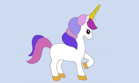 Learn How To Draw Cute Unicorn And Pegasus The Flying Horse