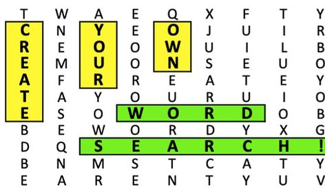 Create Your Own Word Search With Excel Small Online Class For