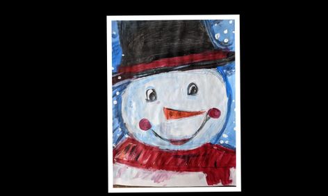 Paint With Me Happy Snowman Christmas Holiday Winter Art With Acrylic Paints Small Online Class For Ages 8 13 Outschool