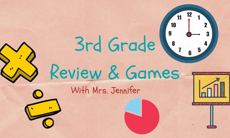 Third Grade Math Review With Games | Small Online Class For Ages 7-10 | Outschool