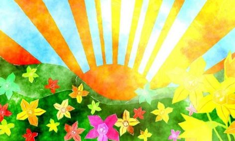 A Bright Sunny Day Painting Small Online Class For Ages 8 12