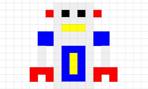 Pixel Art Creating A Robot With Google Sheets Small Online Class For Ages 8 12 Outschool