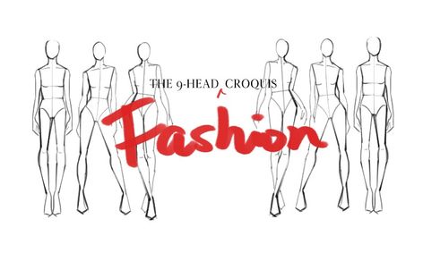 9 head croquis