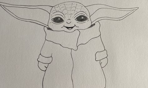 Draw Baby Yoda The Child Grogu With Demonstrated Step By Step Instructions Small Online Class For Ages 9 11 Outschool