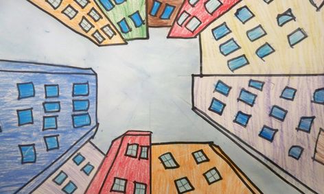 Easy One Point Perspective Drawing Small Online Class For Ages 9