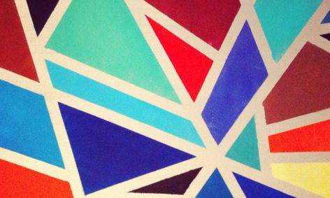 Geometric Canvas Painting Let S Create Art Small Online Class