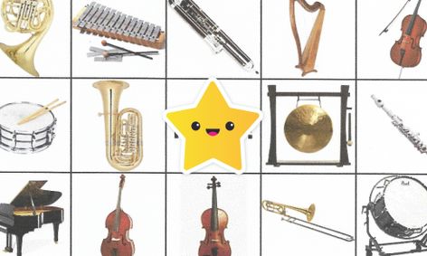 Musical Instrument Bingo Sights And Sounds Of The Orchestra For Little Learners Small Online Class For Ages 4 6 Outschool