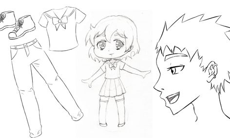 Drawing Anime Manga Style Characters For Beginners Mini Series Part 2 Small Online Class For Ages 10 15 Outschool Manga figures and faces, but full characters and scenes. outschool