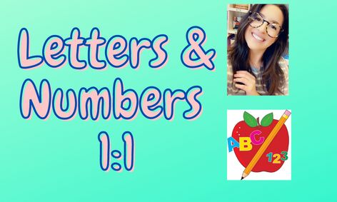 Let's Learn Letters & Numbers! 1:1 | Small Online Class for ...