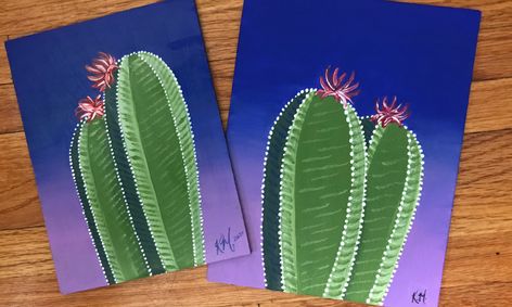 Simple Acrylic Painting Cactus Small Online Class For Ages 10 14 Outschool I especially love painting this saguaro with heavy body. simple acrylic painting cactus small online class for ages 10 14