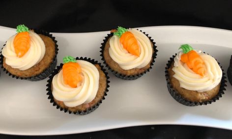 12 Edible Carrot Fondant Cupcake/cake Toppers Easter/carrot Cakes 