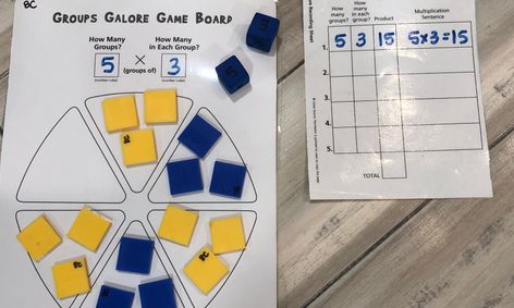 Math Games Groups Galore Explore And Model Multiplication