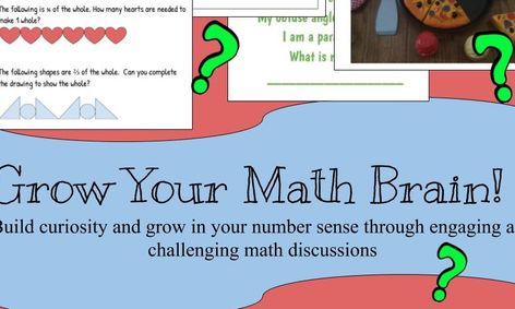 Fun Math Talks Grow Your Math Brain Small Online Class For