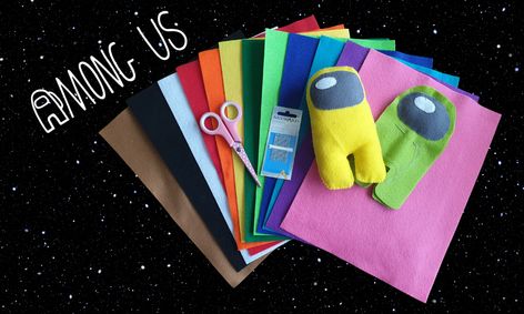 Design Sew And Create Among Us Themed Felt Stuffies Plushies Small Online Class For Ages 9 13 Outschool