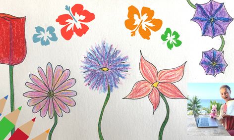 Drawing Bright And Beautiful Flowers Small Online Class For Ages 7 10 Outschool Hb (#2) pencil, 4b pencil eraser drawing paper drawing surface flowers are and have been, the ubiquitous mascot for beauty. outschool