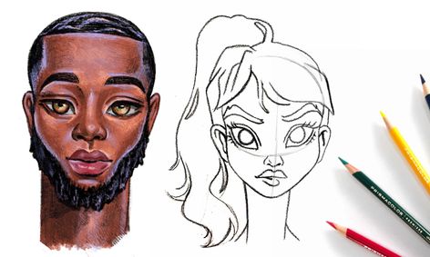 Lets Learn How To Sketch And Color Anime Character S Face Using Color Pencils Small Online Class For Ages 11 16 Outschool