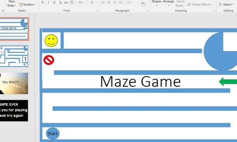 Create A Maze Game In Powerpoint Small Online Class For Ages 11