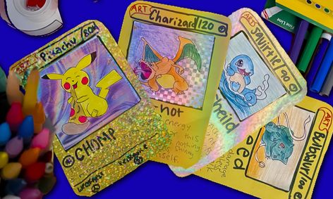 Make Your Own Pokemon Cards Weekly Club How To Draw Pokemon Characters 4 7yrs Small Online Class For Ages 4 7 Outschool