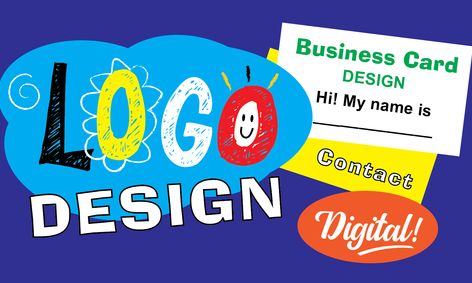 Digital Logo Business Card Design Using Canva Graphic Design