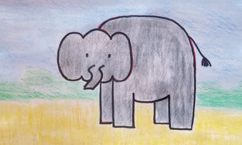 Let S Draw Together Directed Drawing Through The Alphabet E Is For Elephant Small Online Class For Ages 4 7 Outschool