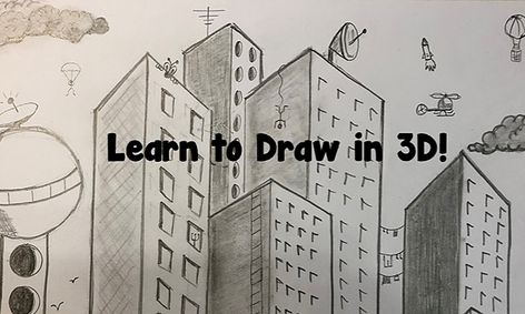 Learn To Draw In 3d Episode 1 Cityscape Small Online Class For