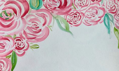 Wonderful Watercolor Flowers Small Online Class For Ages 10 15